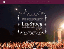 Tablet Screenshot of leestock.org
